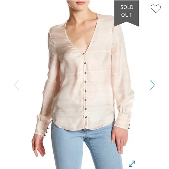 Veronica Beard Bahia Blouse - Sz 6 - NWT ($395US) - Picture 4 of 5